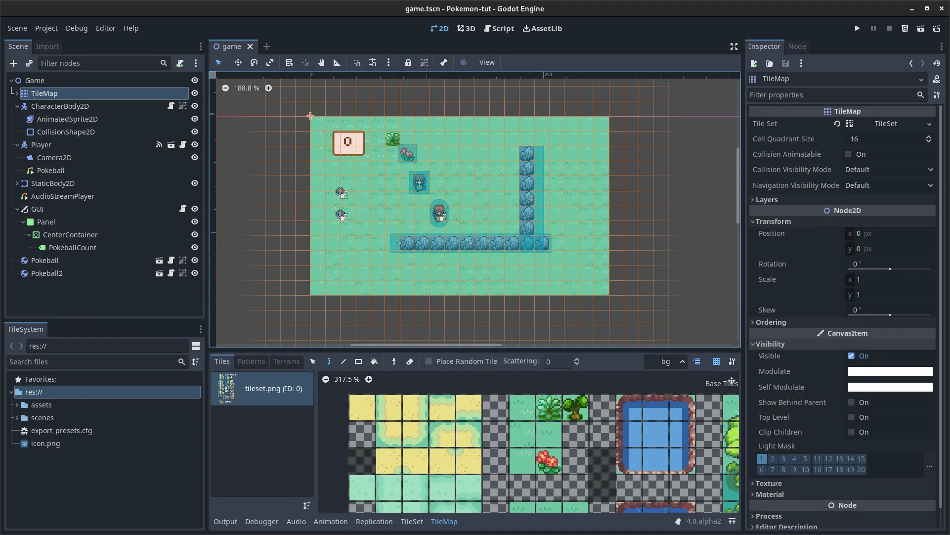 godot editor screenshot